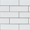 Retro Brick Bianco 6mm Matte