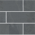 Montauk Black Subway Tile 4x12